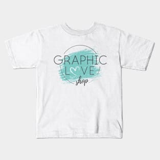 Graphic Love Shop Logo - © 2020 Graphic Love Shop Kids T-Shirt